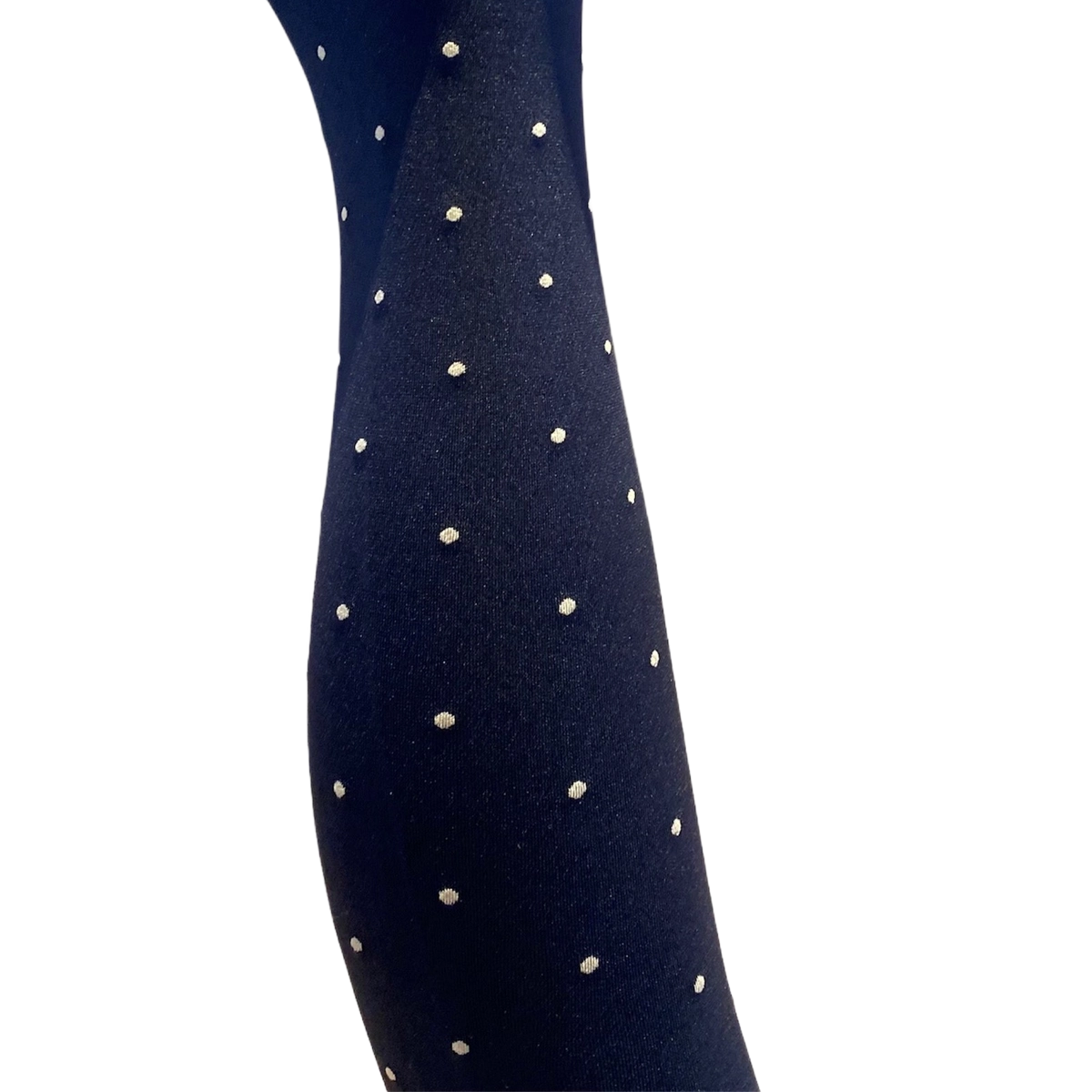 Agnes Strømpebukser - Black w. light sand dots