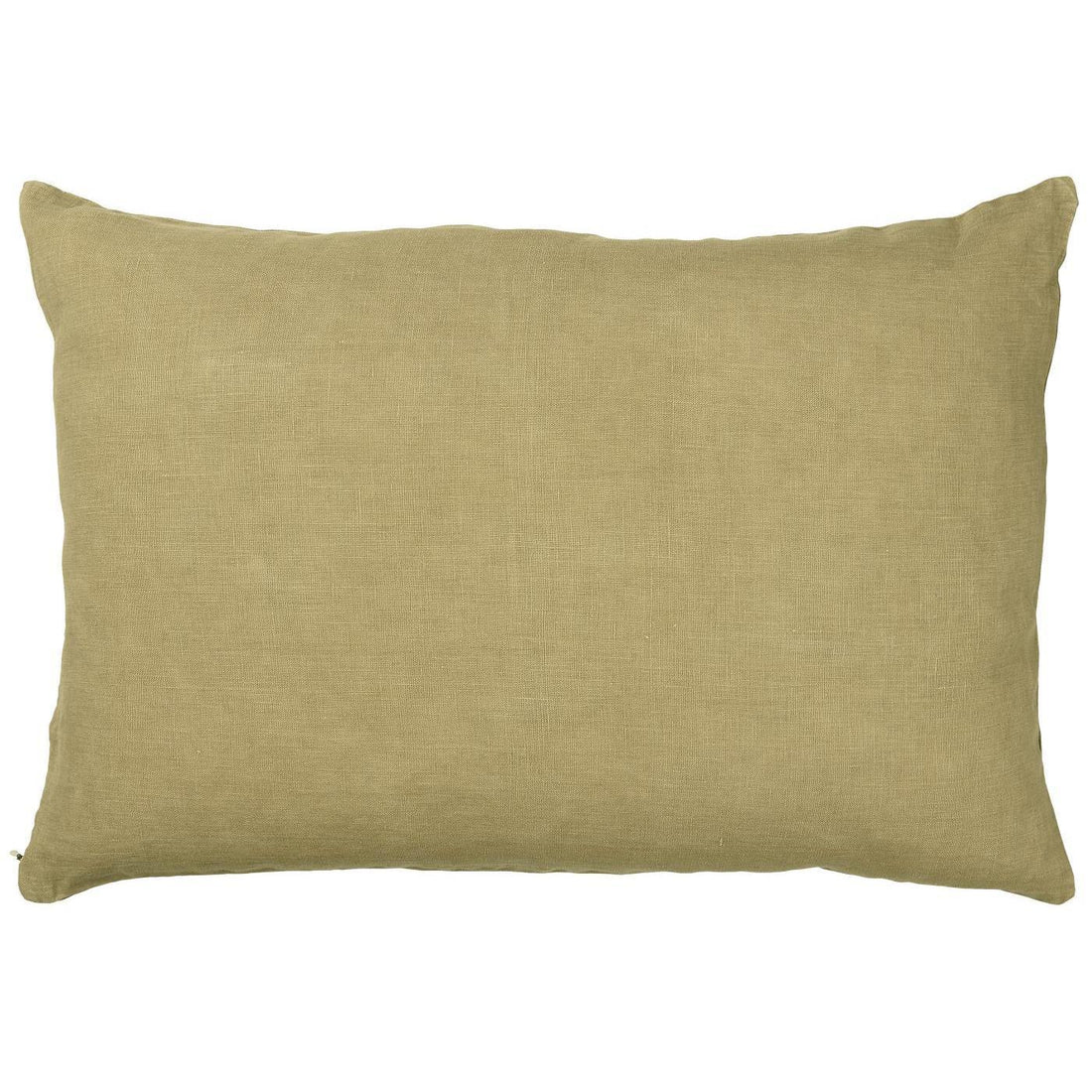 Hør Pude - 50x70 - Mustard (03)