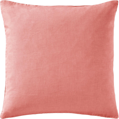 Ib Laursen 50x50 hør pude i farven melon