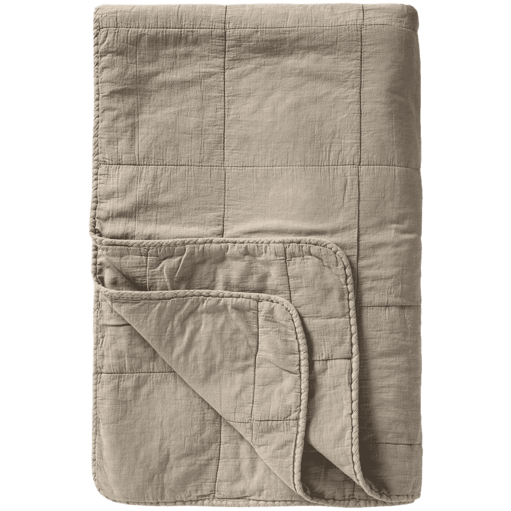 Quilt Tæppe - Bomuld - Linen (76)