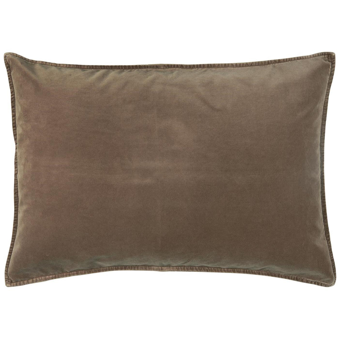Velour pude fra Ib Laursen 50x70 i farven burned rose