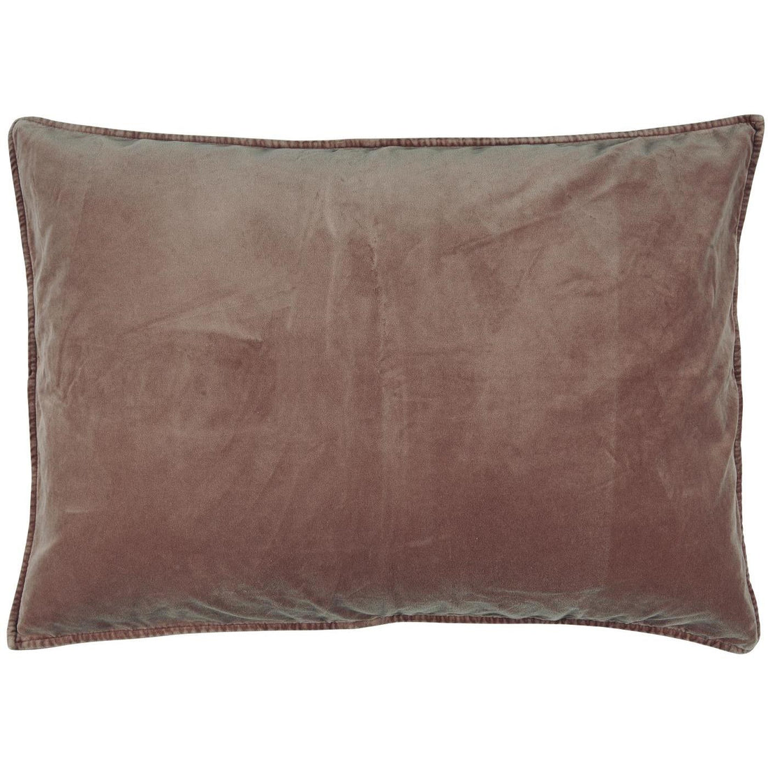 Ib Laursen bomuldsvelour pude str. 50x70 i farven tuscany