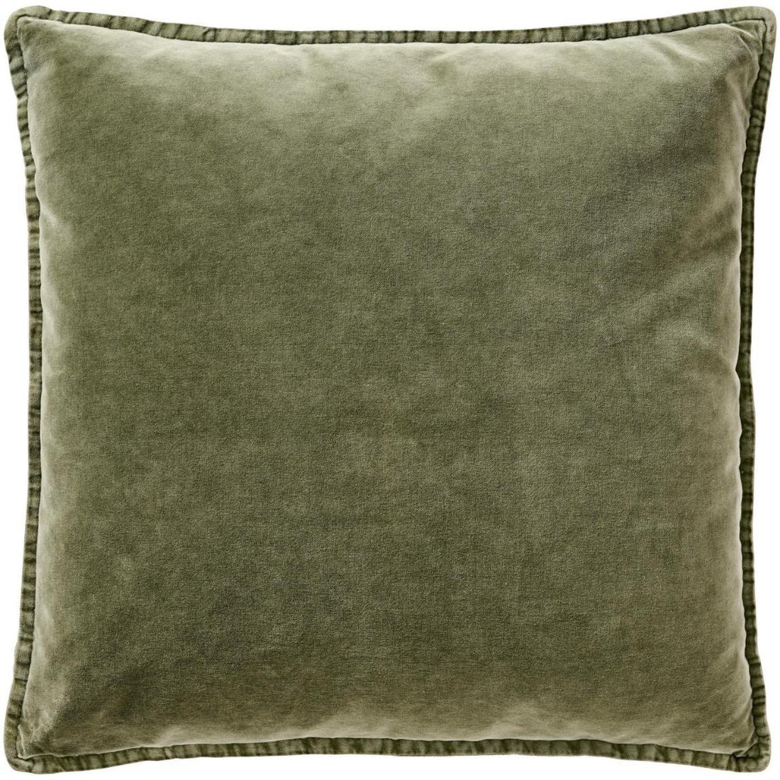 Velour Pude - 50x50 - Olive (29)
