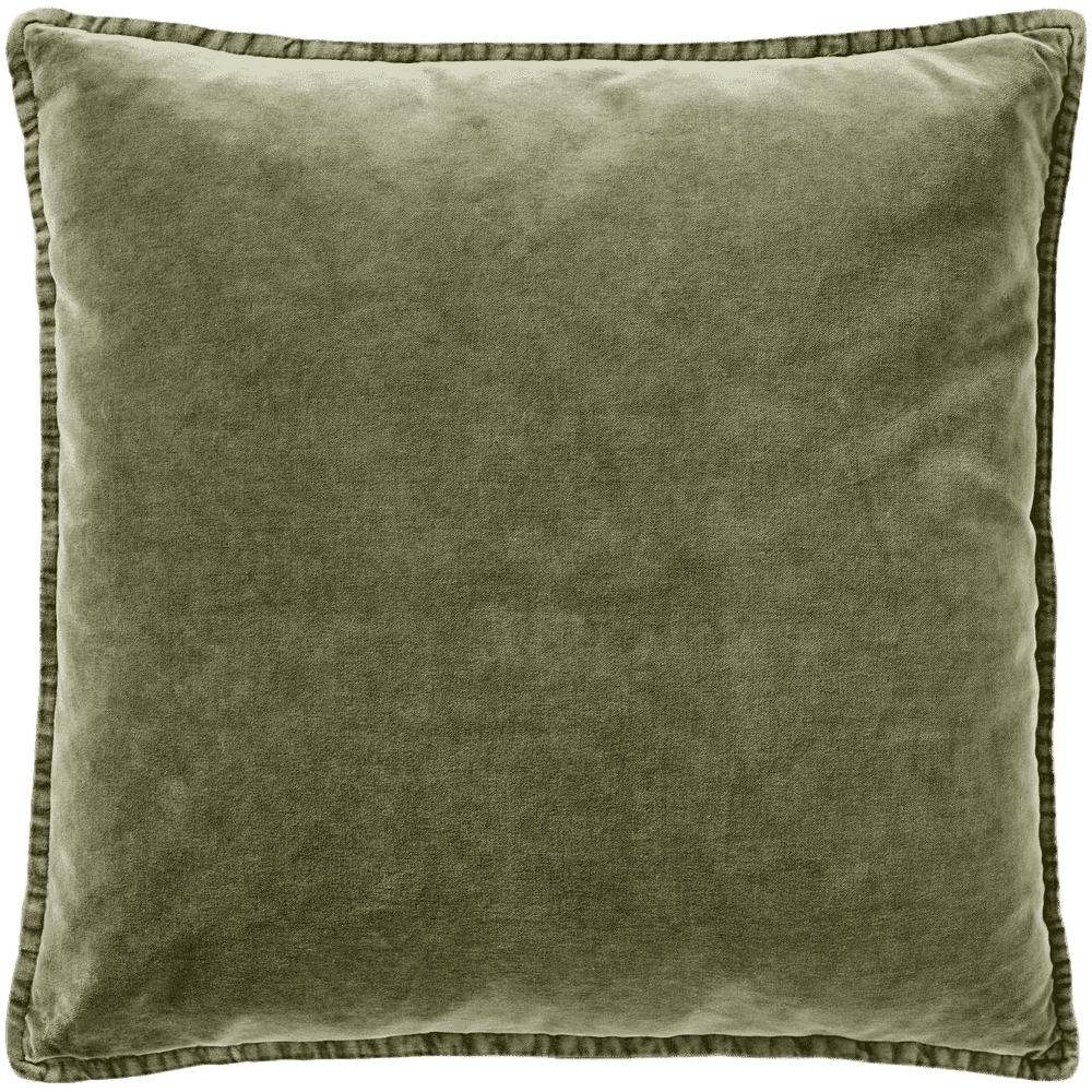 Velour Pude - Olive (29)