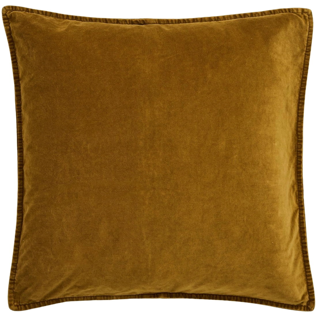 Velour Pude - Ochre Green (85)