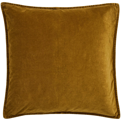 Velour Pude - Ochre Green (85)