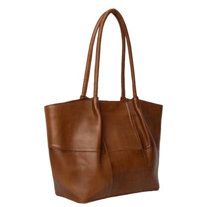 Mane, Stor Urban Skuldertaske - Walnut