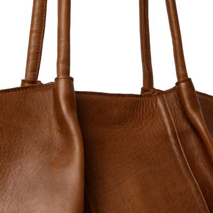 Mane, Stor Urban Skuldertaske - Walnut