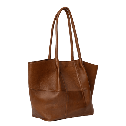 Mane, Stor Urban Skuldertaske - Walnut