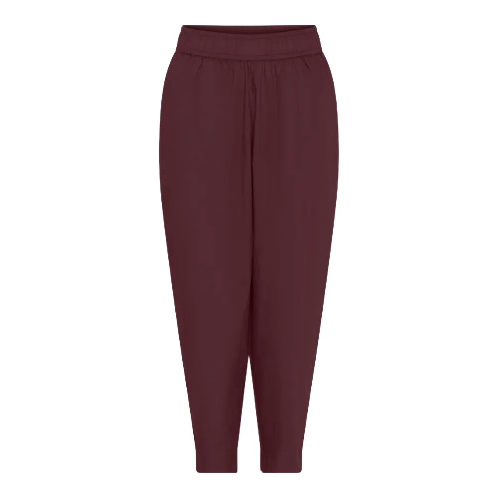 Oslo Bukser - Øko Bomuld - Red Mahogany