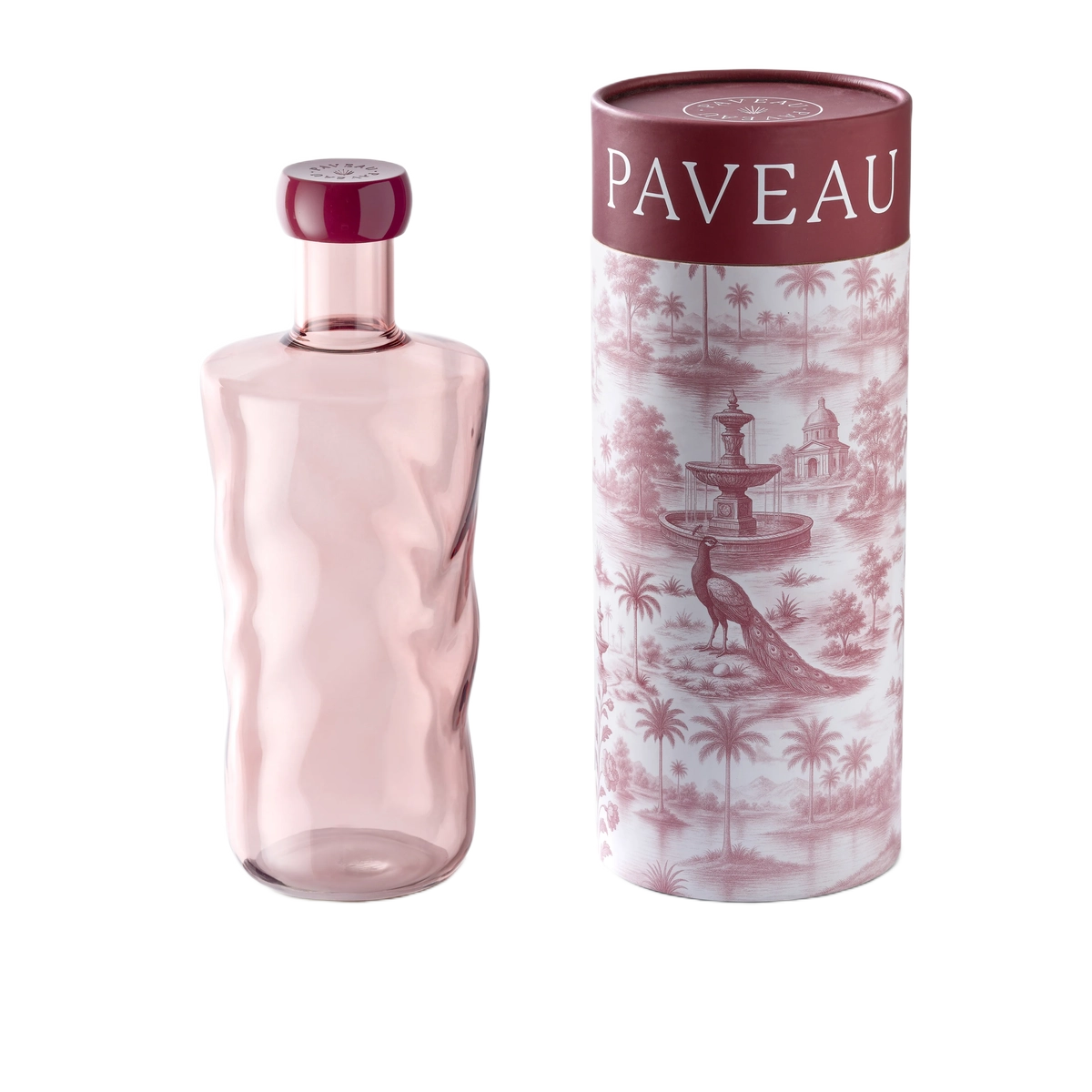 Mundblæst Swirl Vandflaske - Silt