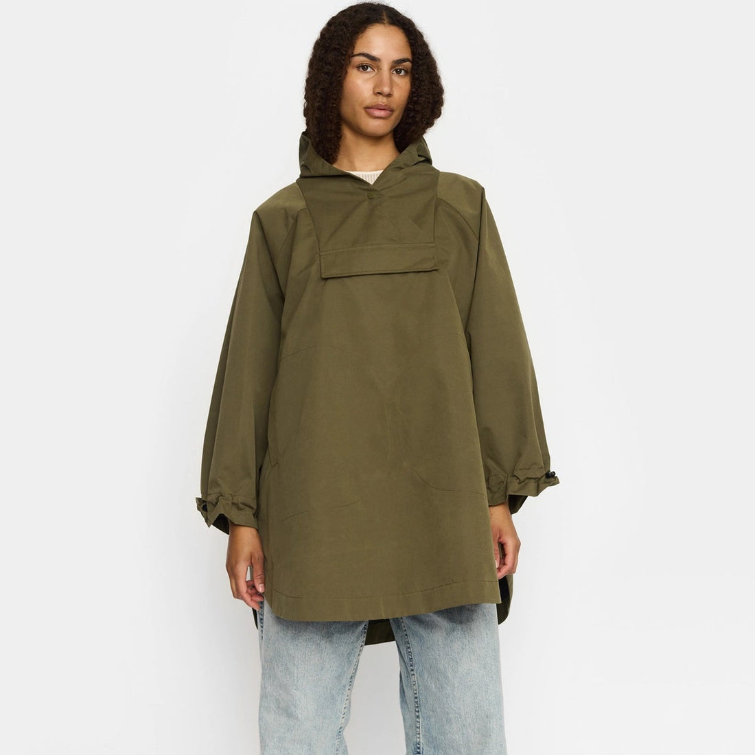 Poncho Jakke - Army