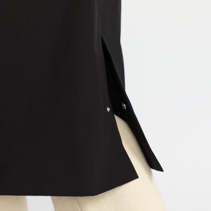 Sort trenchcoat vinterjakke fra Selfhood