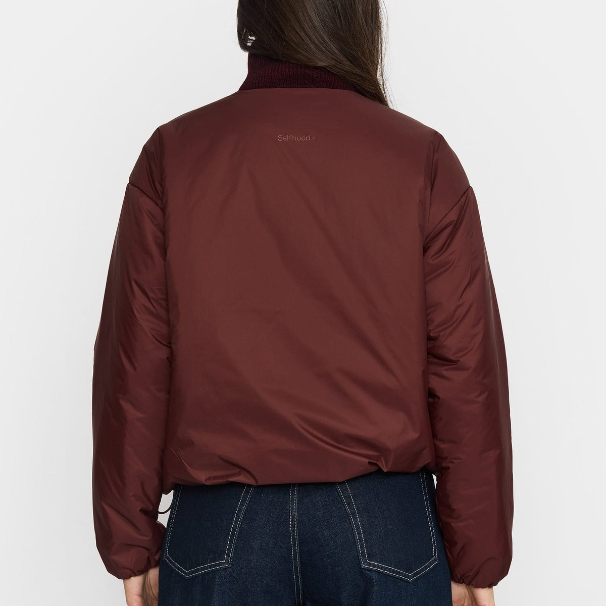 Bordeaux vinterjakke fra Selfhood med Thinsulate isolering