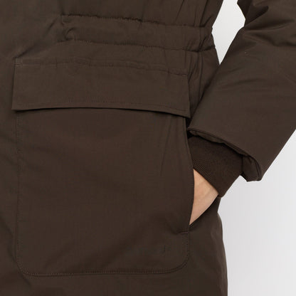 Sidelommer i parka coat fra selfhood i brun
