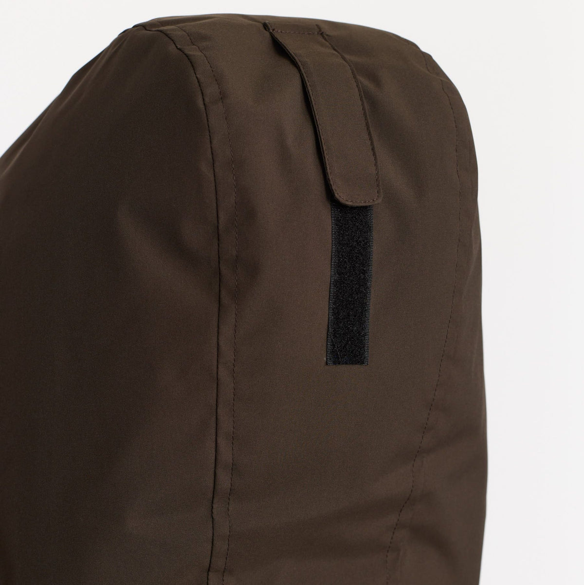 Brun parka coat fra Selfhood med hætte