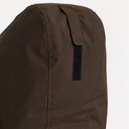 Brun parka coat fra Selfhood med hætte