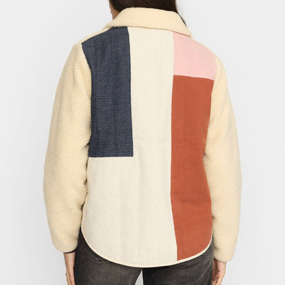 Teddy Block Jacket, Jakke - Offwhite