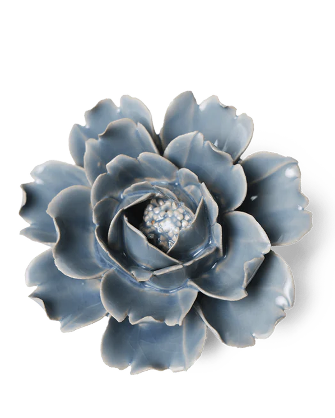 Keramikblomst - Pastel Blue Rose (EG08)