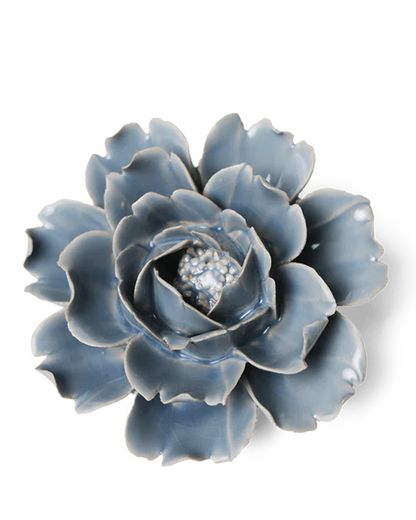 Keramikblomst - Pastel Blue Rose (EG08)