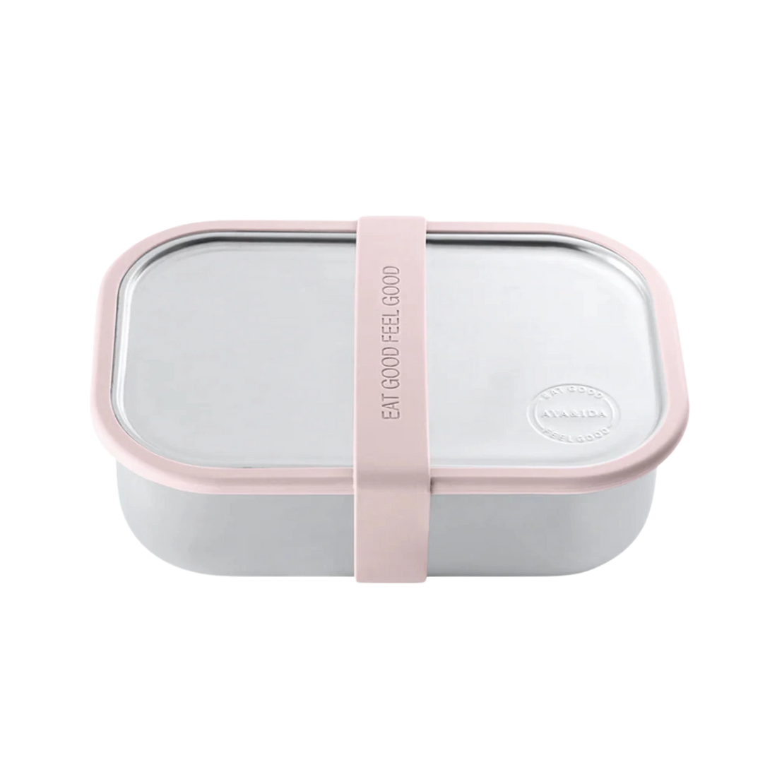 Madkasse - Rustfrit stål - Soft Rose