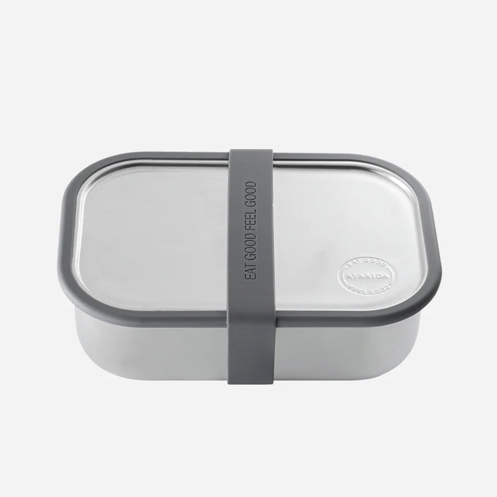 Madkasse - Rustfrit stål - Dark Grey