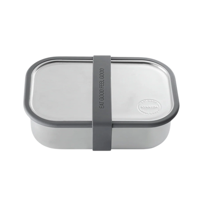 Madkasse - Rustfrit stål - Dark Grey