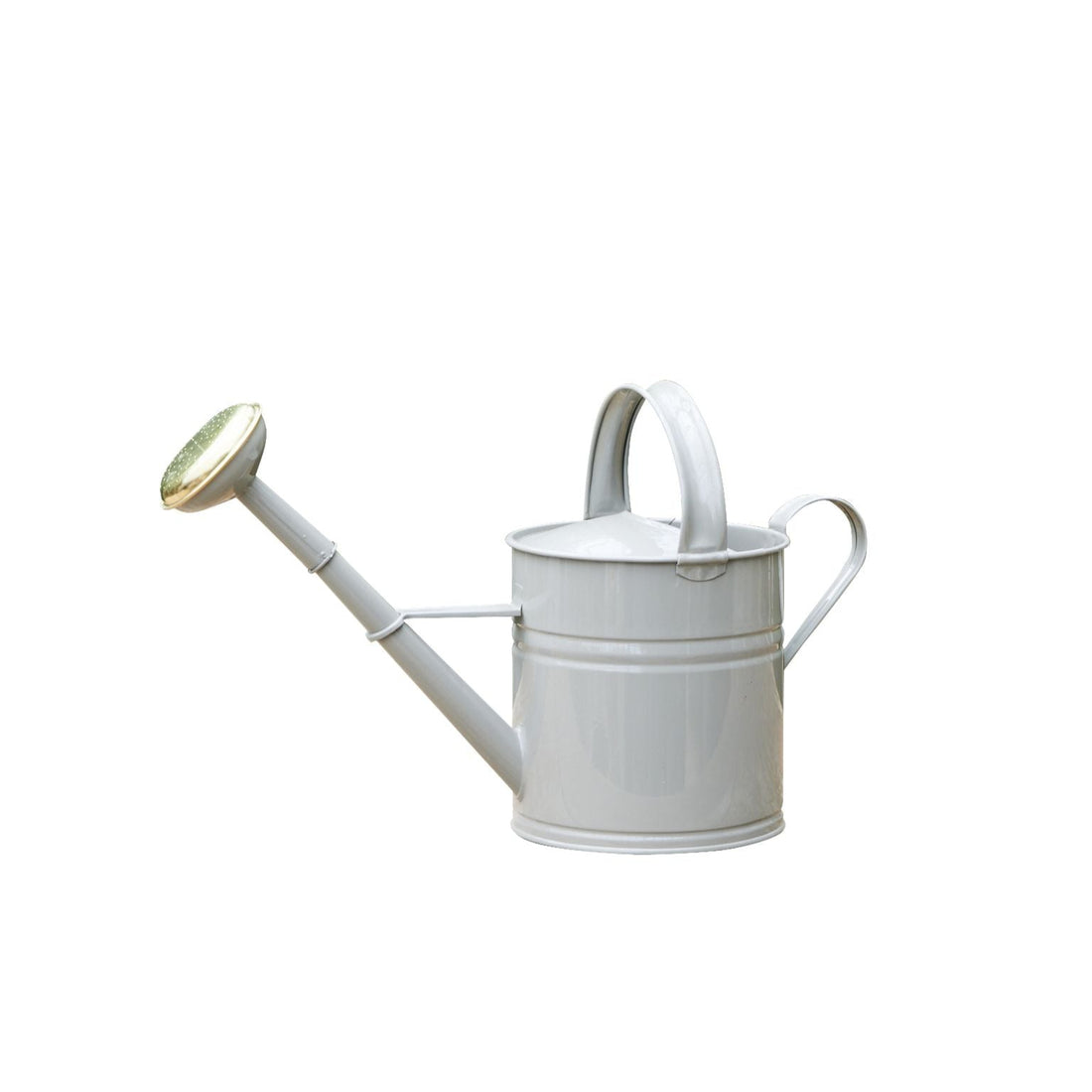 Grå vandkande i metal fra B-green. Perfekt til vanding både ude og inde