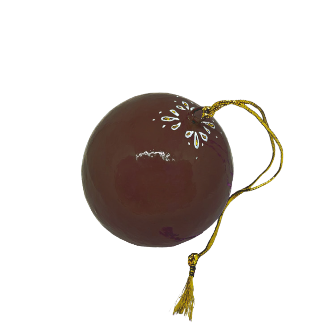 Brun Balsalen julekugle