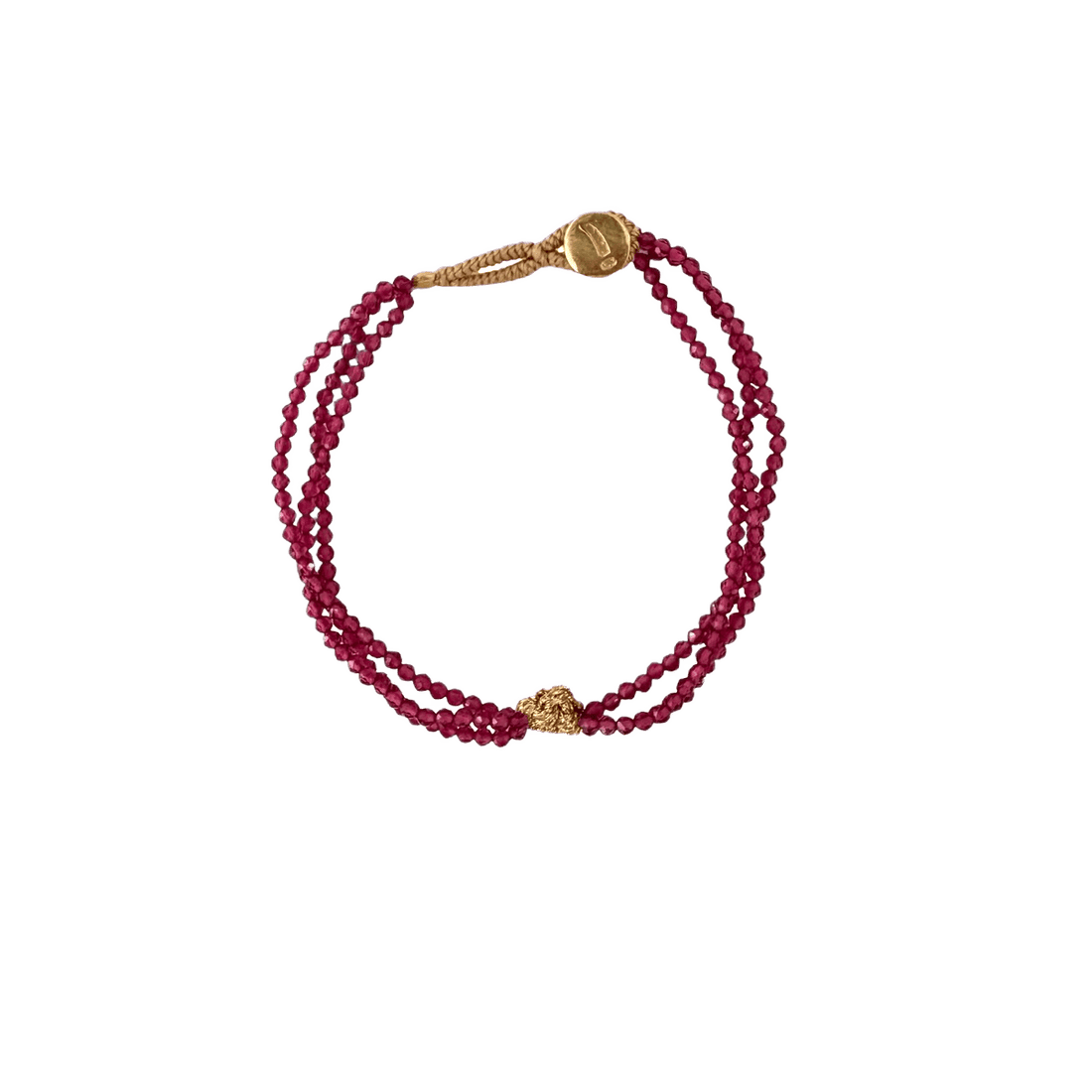 Lulu Fresh Perlearmbånd - Garnet (AB11)