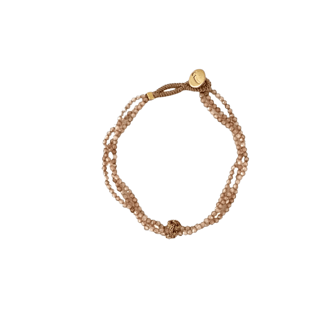 Lulu Fresh Perlearmbånd - Champagne Quartz (AB24)