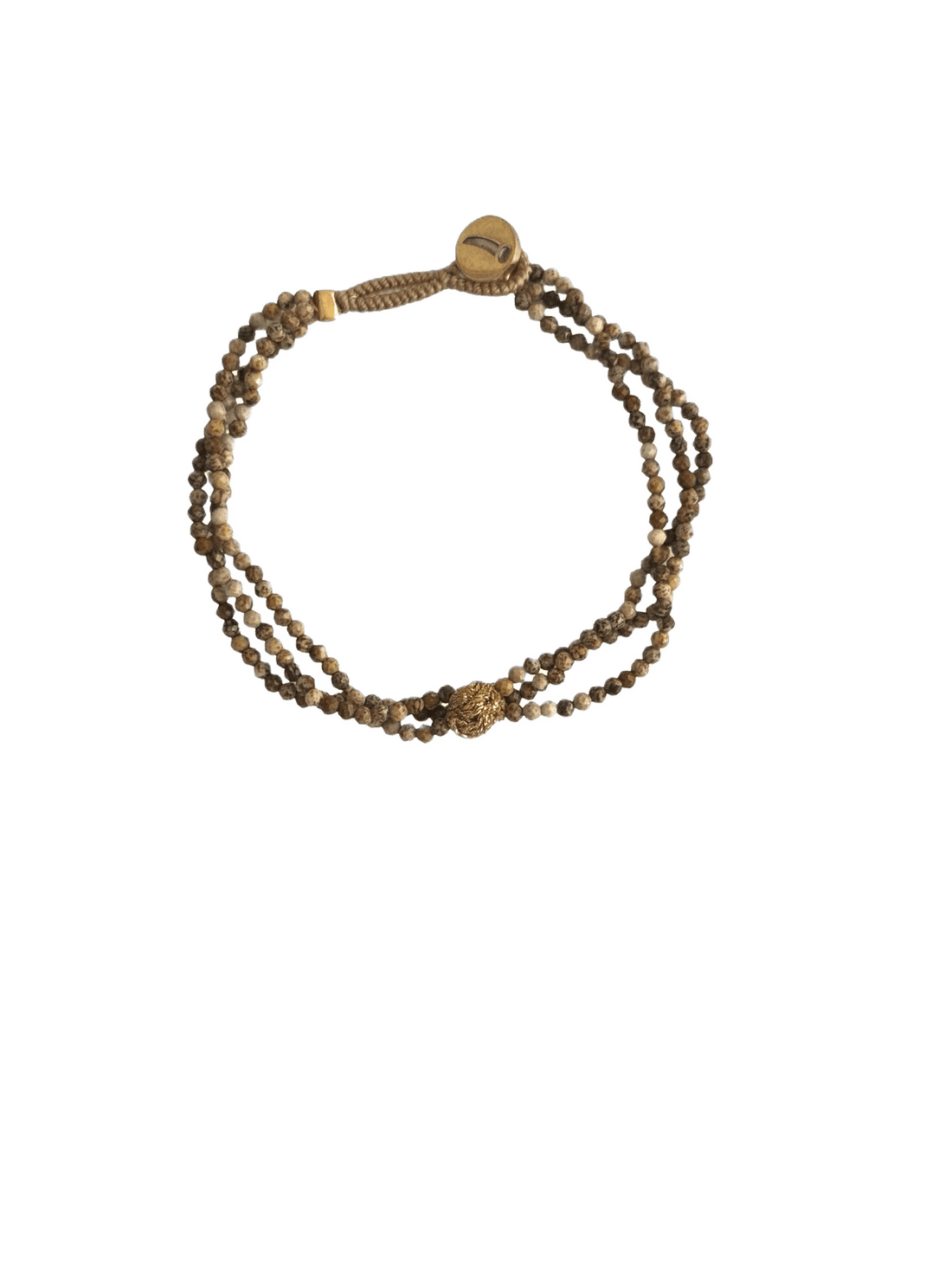 Lulu Fresh Perlearmbånd - Desert Jasper (AB30)