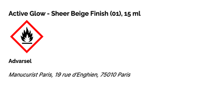 Active Smooth Neglelak - Sheer Beige Finish (01)