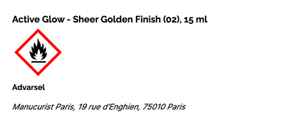 Active Smooth Neglelak - Sheer Golden Finish (02)