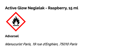 Active Glow Neglelak - Raspberry