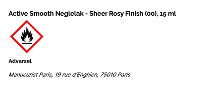 Active Smooth Neglelak - Sheer Rosy Finish (00)