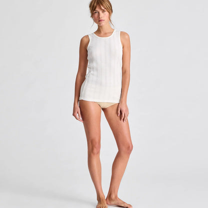 Alberte Top - Øko Bomuld - Off White
