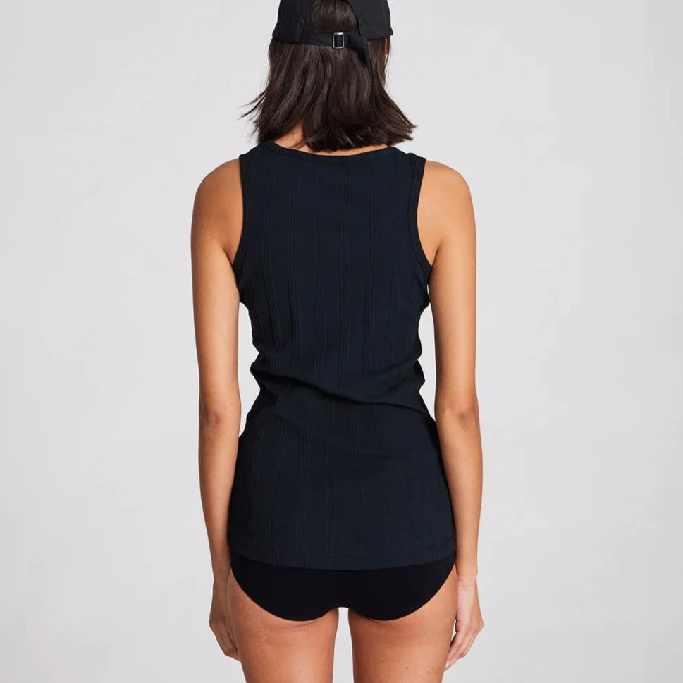 Alberte Top - Øko Bomuld - Black