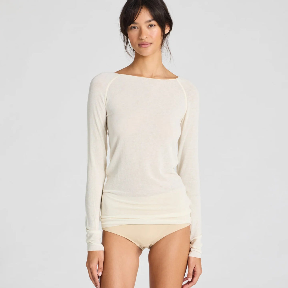 Amalie Bluse - Viskose/Uld - Off White