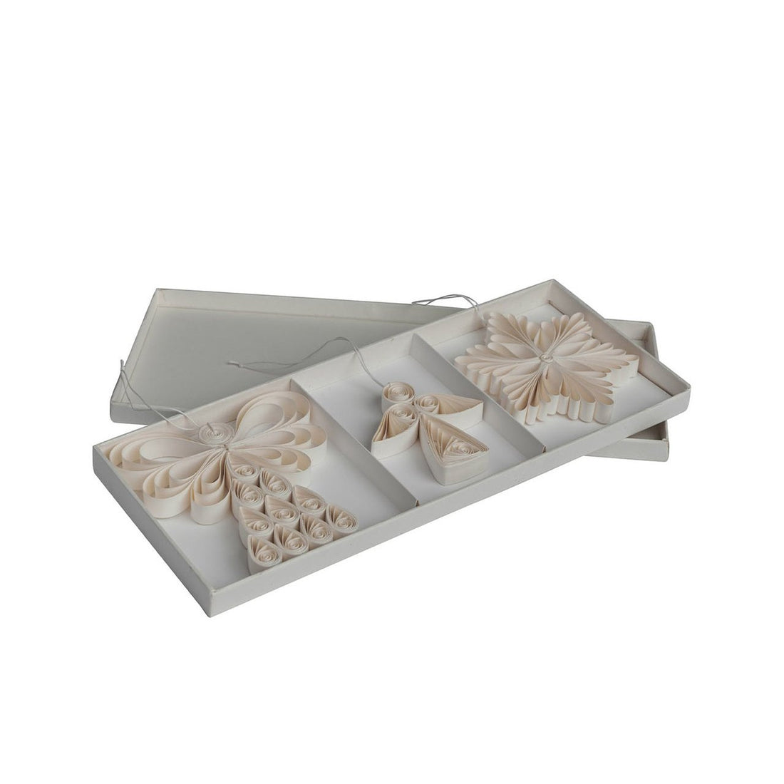 Angel Mix, Papirsornamenter, 3-pk. - White