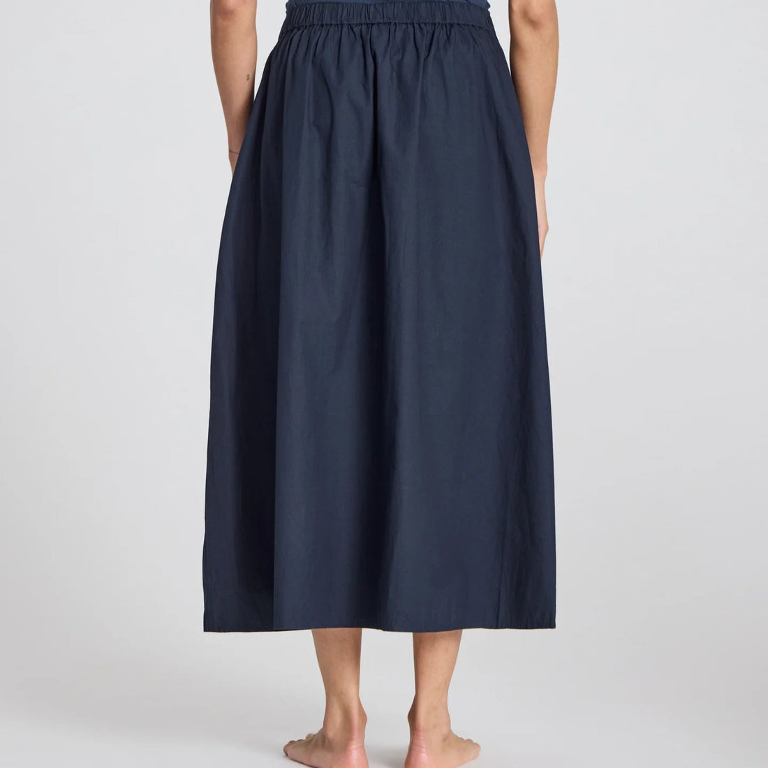 Astrid Nederdel - Øko Bomuld - Midnight Blue