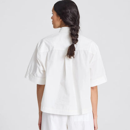 Astrid S/S Skjorte - Øko Bomuld - White