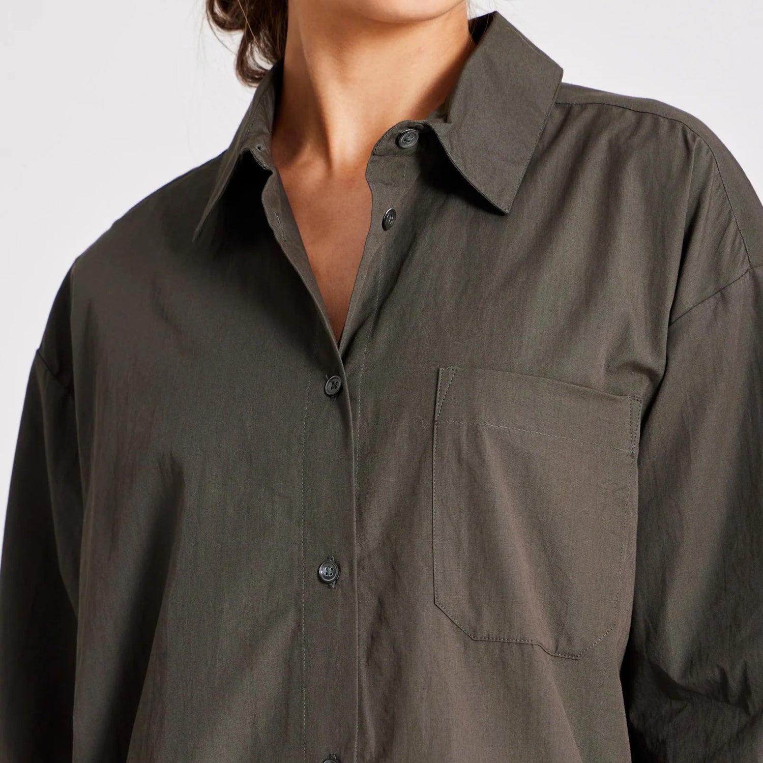 Astrid Skjorte - Øko Bomuld - Beluga