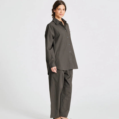 Astrid Skjorte - Øko Bomuld - Beluga