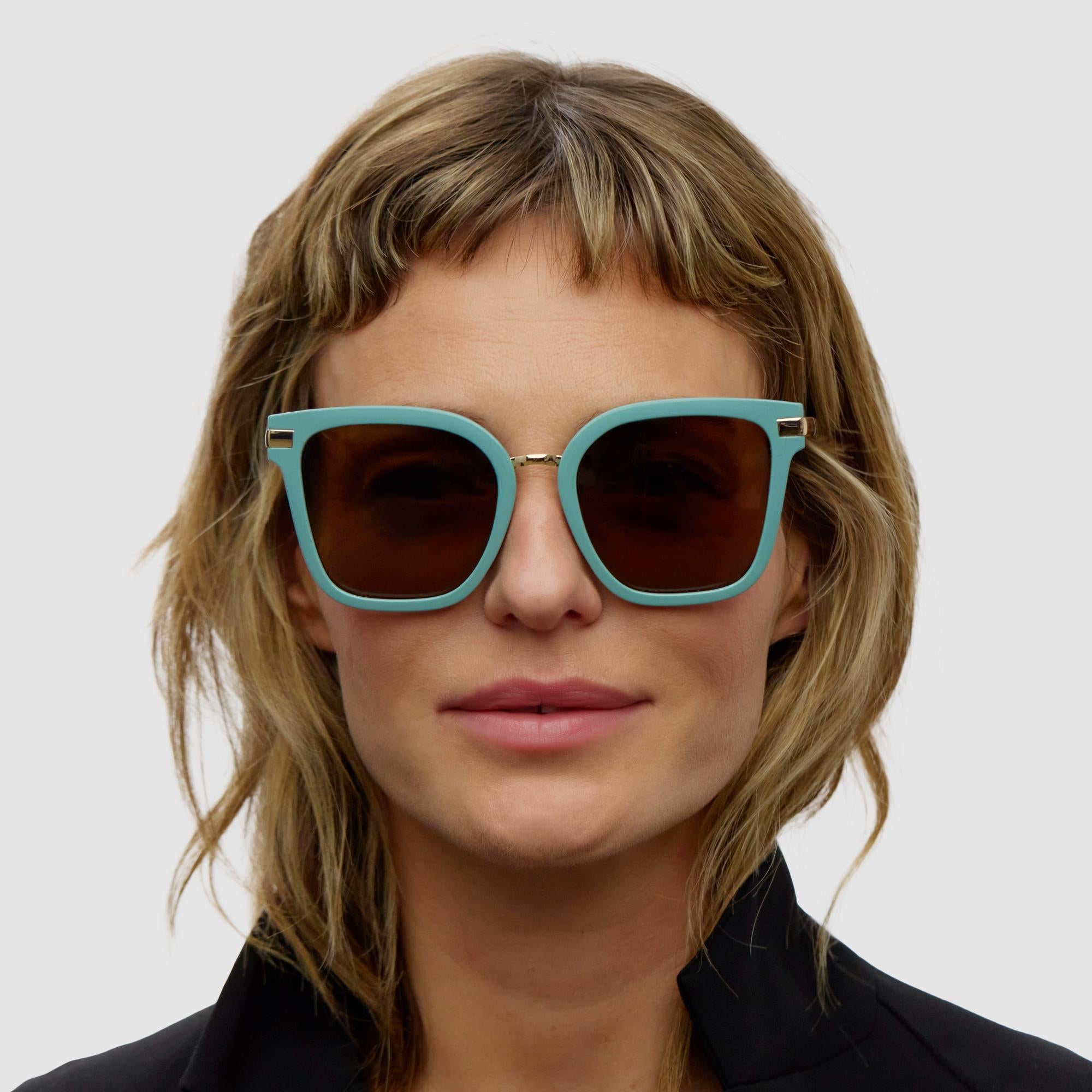 Attitude - Solbriller - Blue/Brown