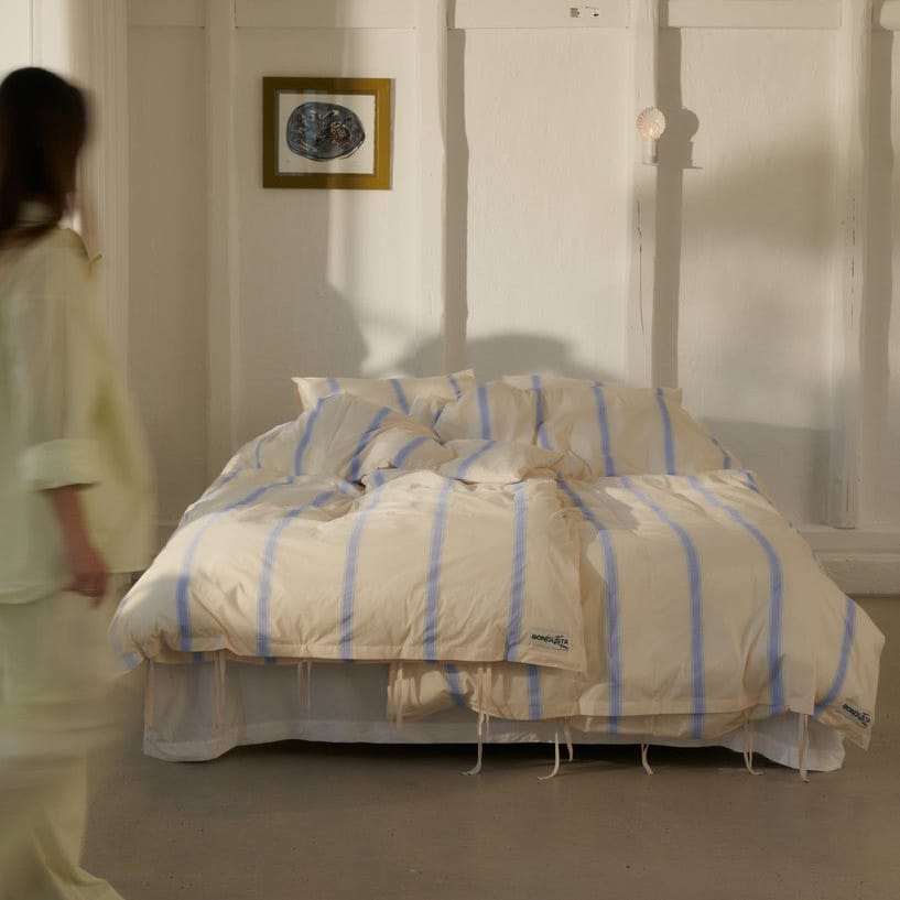 Sengetøj - Økologisk Bomuld - Ivory, Lavender &amp; Mint