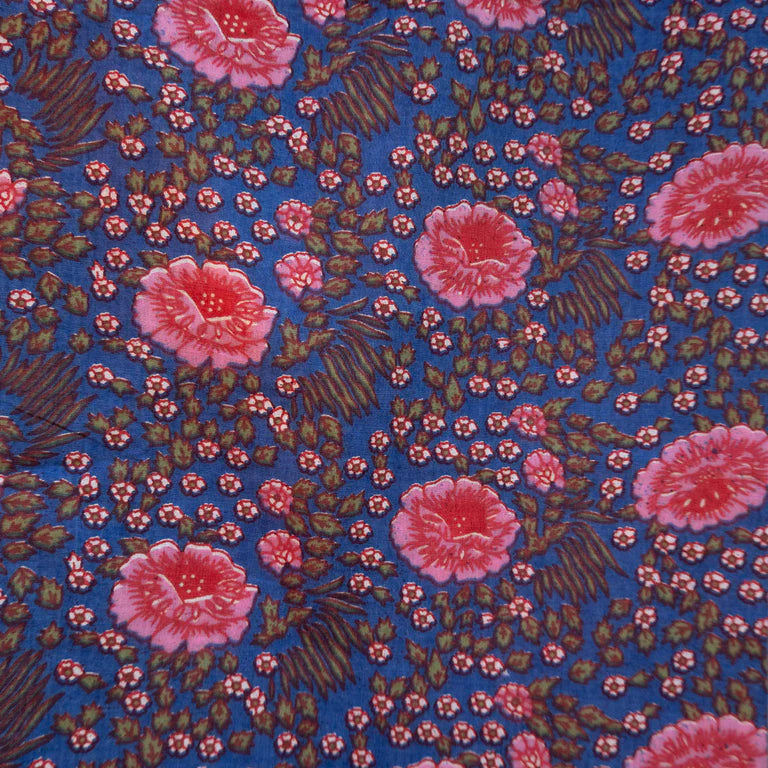 Pyjamas i Blokprint - Blue Lapis