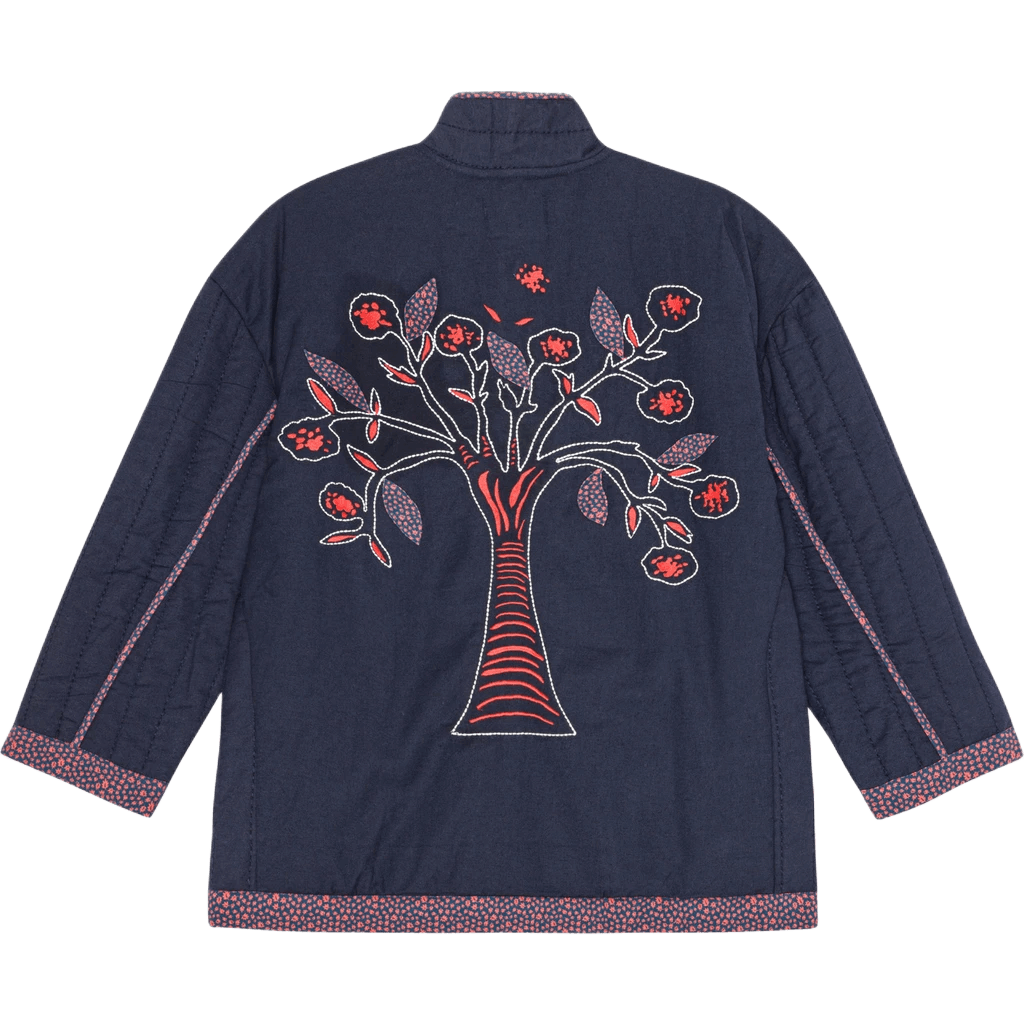 Bohemia Quiltet Jakke - Øko Bomuld - Indigo