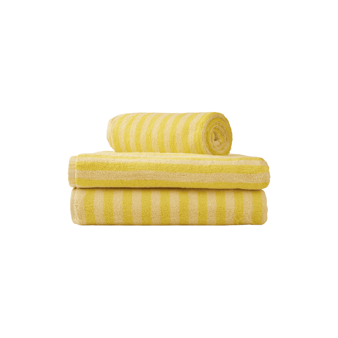 Bongusta naram håndklæde i gule farver