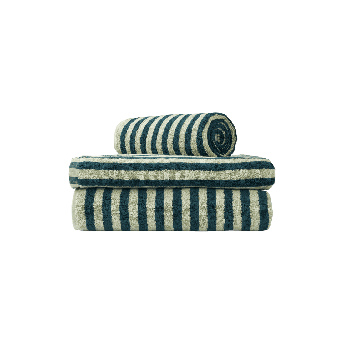 Bongusta naram håndklæde i grønne farver